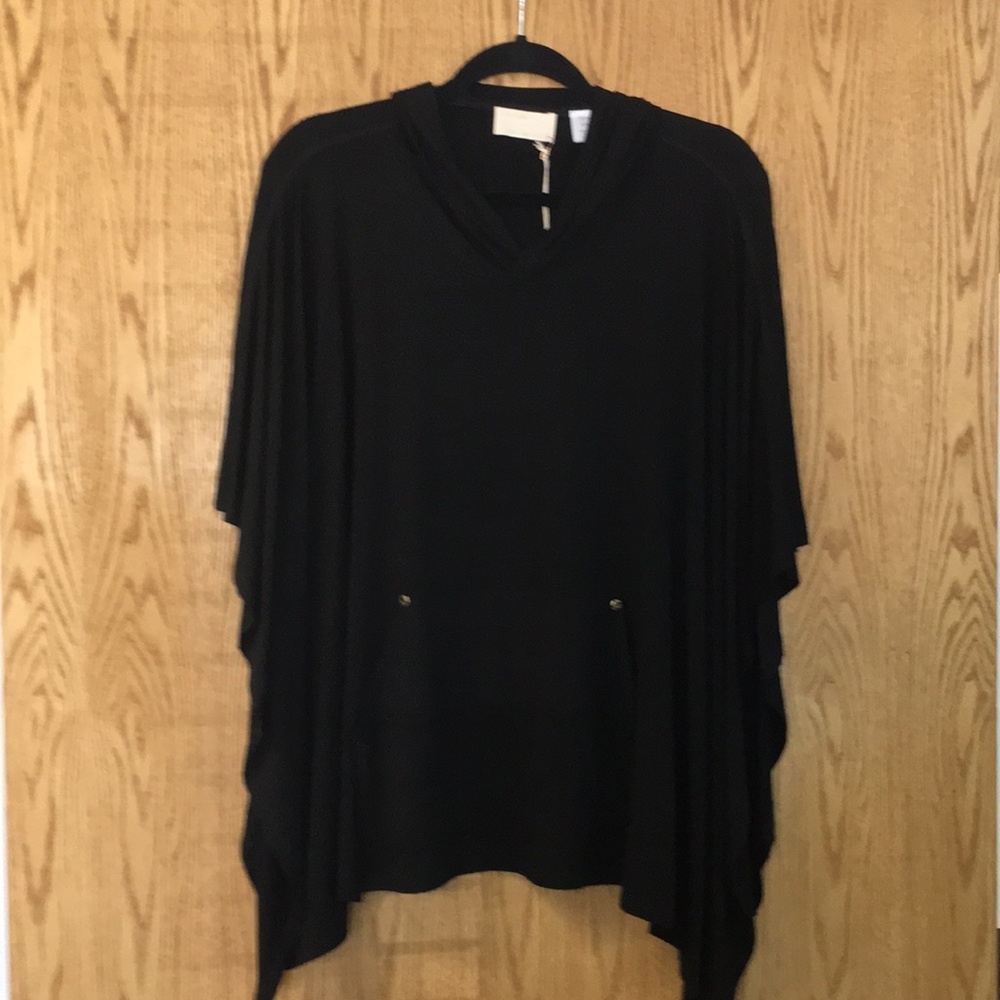 Hooded poncho